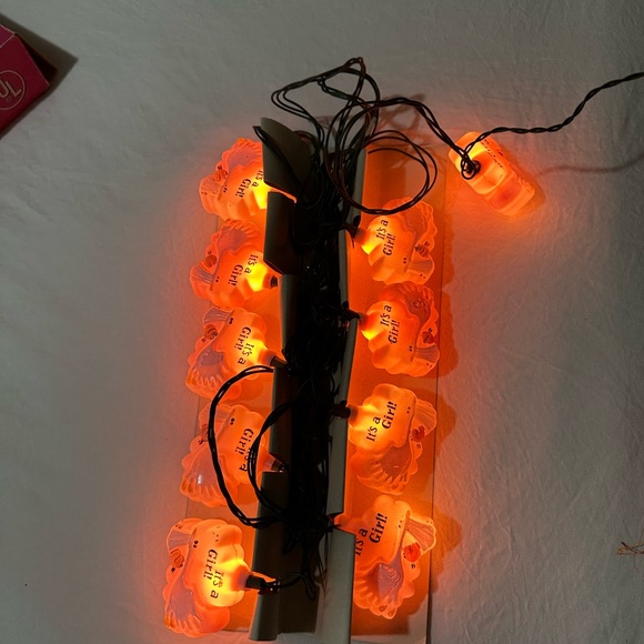 Vintage It's a Girl Announcement Lights - Picture 2 of 2